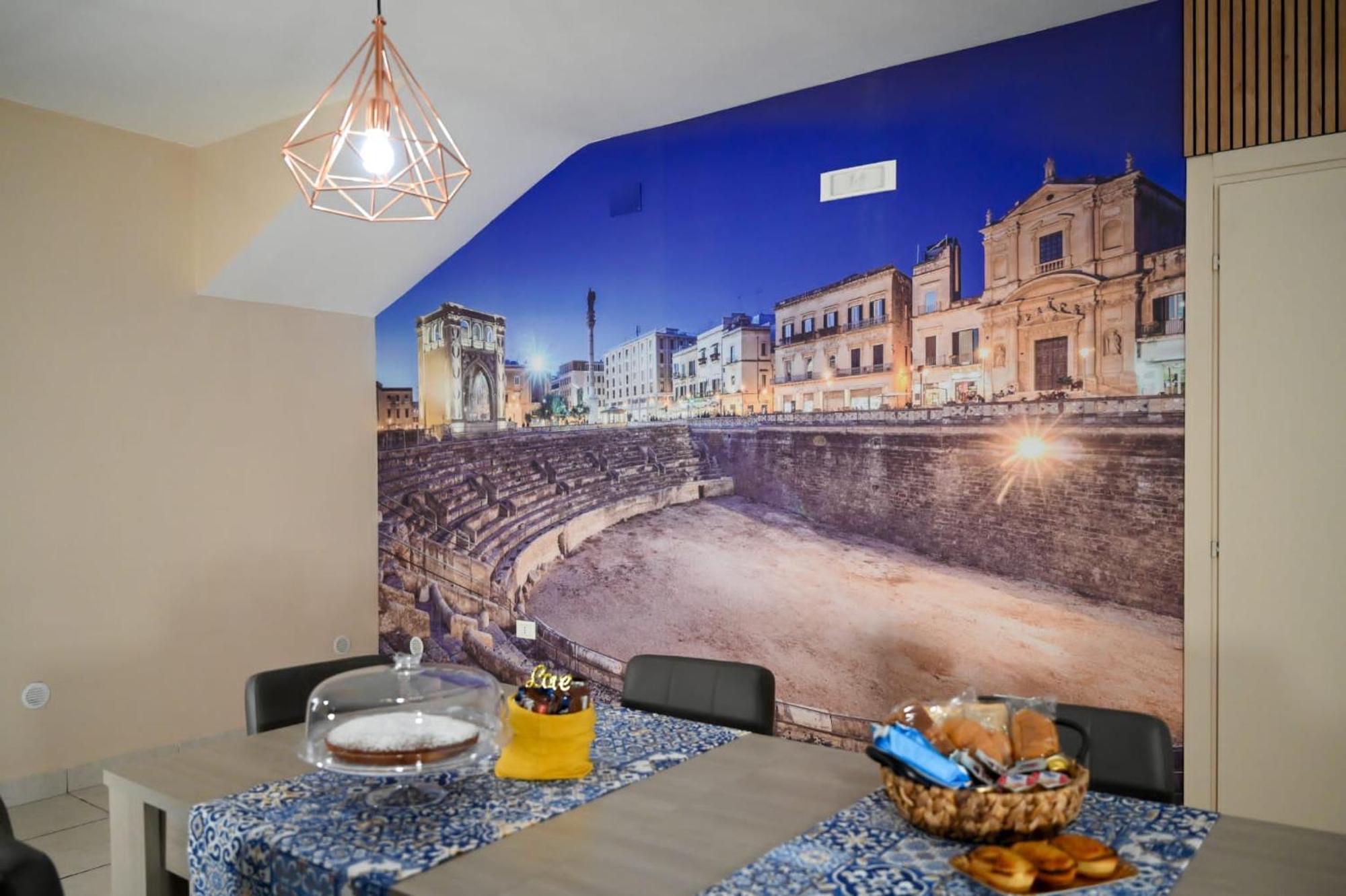"Il Vecchio Salone" Appartamento In Pieno Centro Con Garage Privato เลชเช ภายนอก รูปภาพ